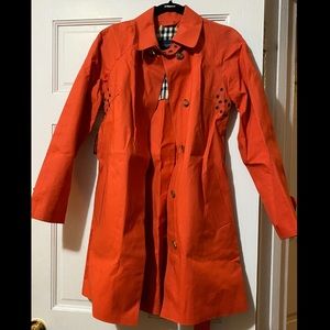 Burberry London Cotton Rubber Proof Coat